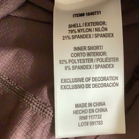 Soybu Size XXL Skort Purple Skirt Inner-Shorts Pockets Elastic Waist Stretch.New - Picture 8 of 8